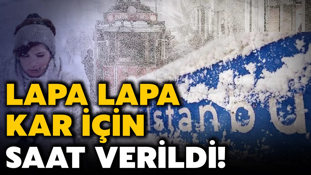 İSTANBUL BUZ KESTİ! Lapa lapa kar için saat verildi! AKOM'dan uyarı üstüne uyarı!