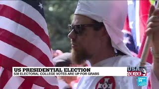 US Election Day: Trump's failure to repudiate white supremacist groups