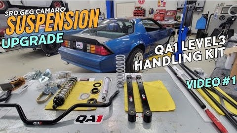 QA1 rear suspension INSTALL. For the 3rd Gen Camaro  track-project.  part 1