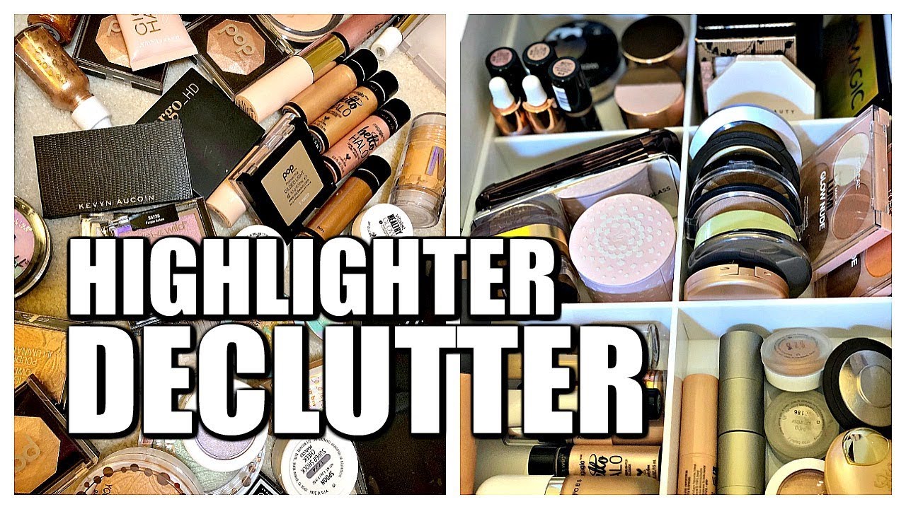DECLUTTER 2018 | Highlighters