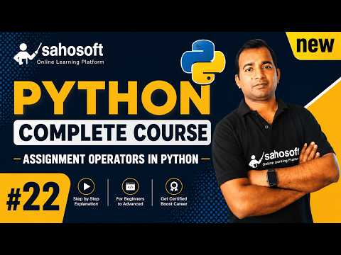 assignment operators in python | Python AI based | Complete Python course Series 2026 #python