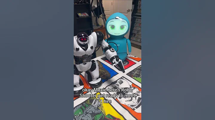 Moxie meets a new friend !