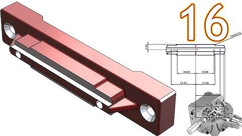 16-Project 39| Bevel Gearbox | SolidWorks Tutorial :  plummer block base (copy-paste sketch)