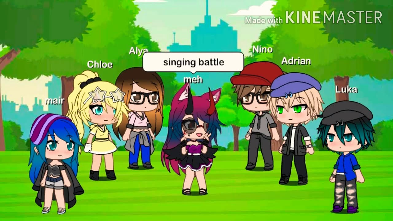 Mlb singing battle/Lukanetta/gacha life./reveal 😯