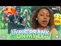 YNW MELLY “MURDER ON MY MIND” LYRIC PRANK ON EX 💔 **GONE RIGHT** 😱😨💦