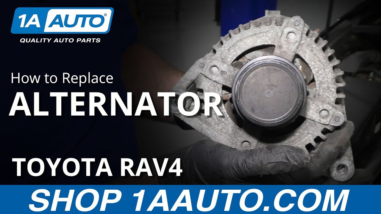 How to Replace Alternator 05-16 Toyota RAV4 - YouTube