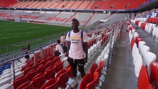 Me and my best friend visit Bayern Munich Stadium and Museum for the first time