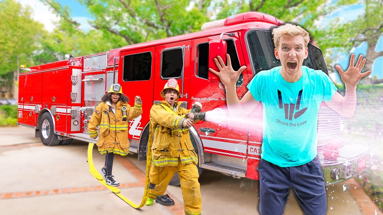 WHY is a FIRETRUCK AT MY HOUSE?!