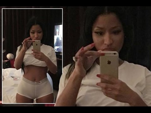 Nicki Minaj pokes fun at her camel toe in eye-popping underwear selfie