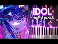 Idol  oshi no ko op  yoasobi piano