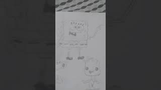 3 Dibujos Kawai Muy Faciles de Hacer - Bob esponja,Lanza Guizantes,Baby Groot [Cris Tw]