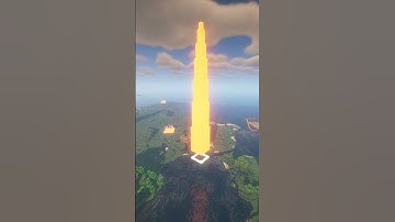 HOW TO BUILD LAVA TOWER IN MINECARFT | HOUSE TUTORIAL | MINECRAFT TUTORIAL | #shorts #ytshorts