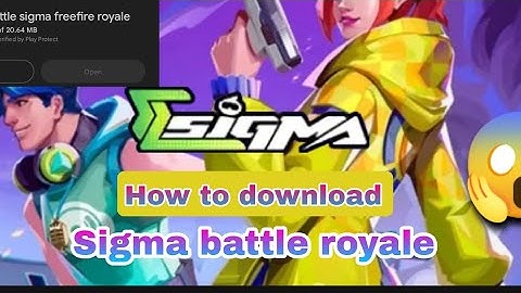 HOW TO DOWNLOAD SIGMA BATTLE ROYALE GAME 🎯 ANIME GAMING