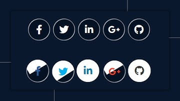 How to create cover in  social media icons using HTML & CSS only