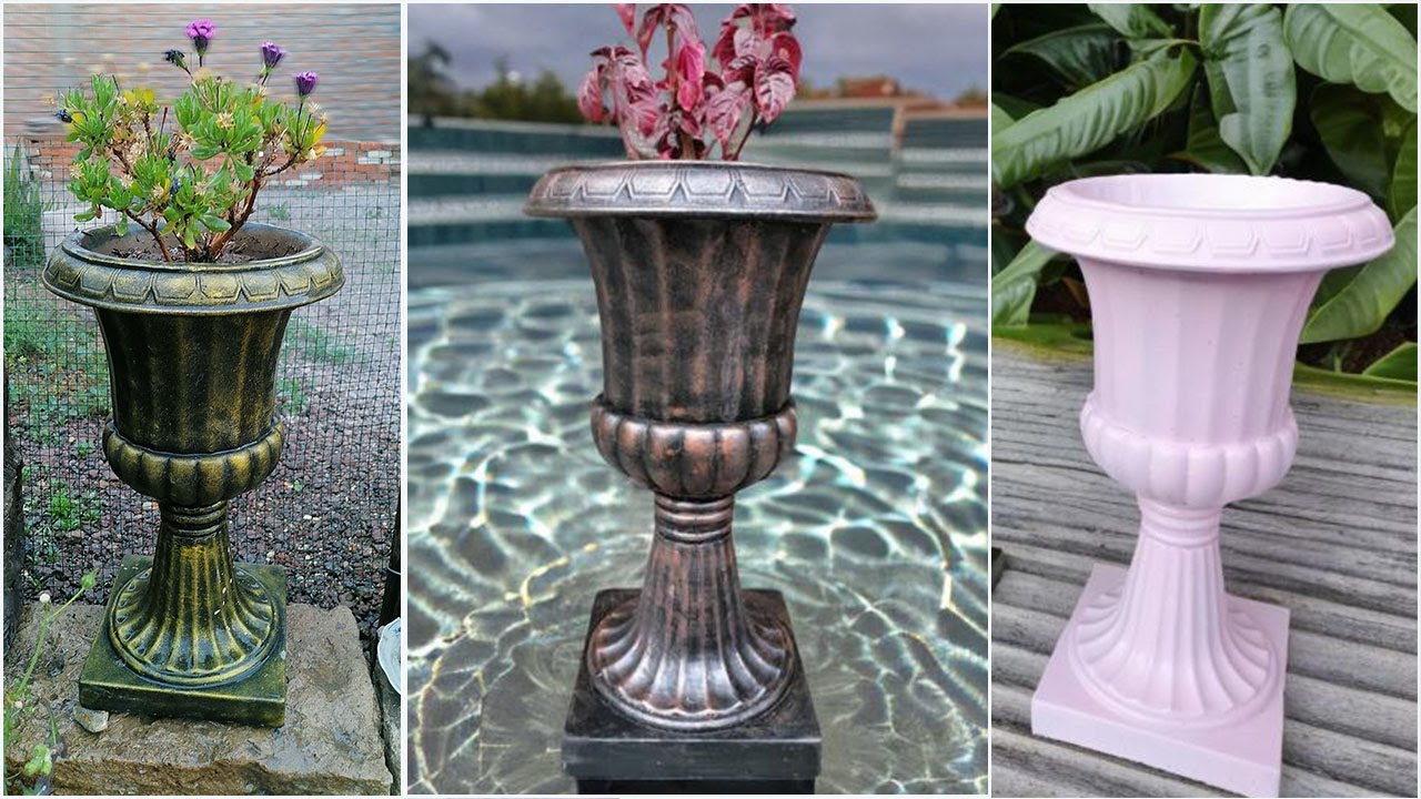 Como Hacer Macetas de Cemento / How to make cement pots