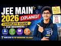 JEE Main 2026 Explained! Complete Guide for Beginners | Eligibility, Exam Pattern, Syllabus & Prepar