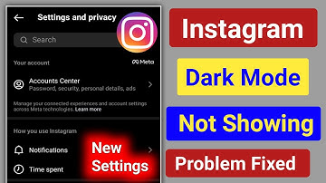 Fix Instagram Dark Mode Option Not Showing After New Settings । Dark Mode Missing on Instagram