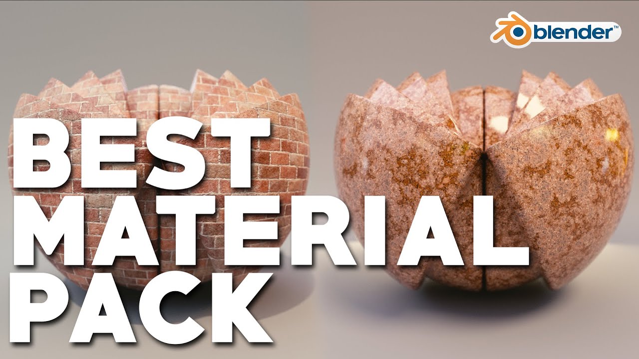 The BEST Blender Material Pack ONELVXE Material Pipeline YouTube