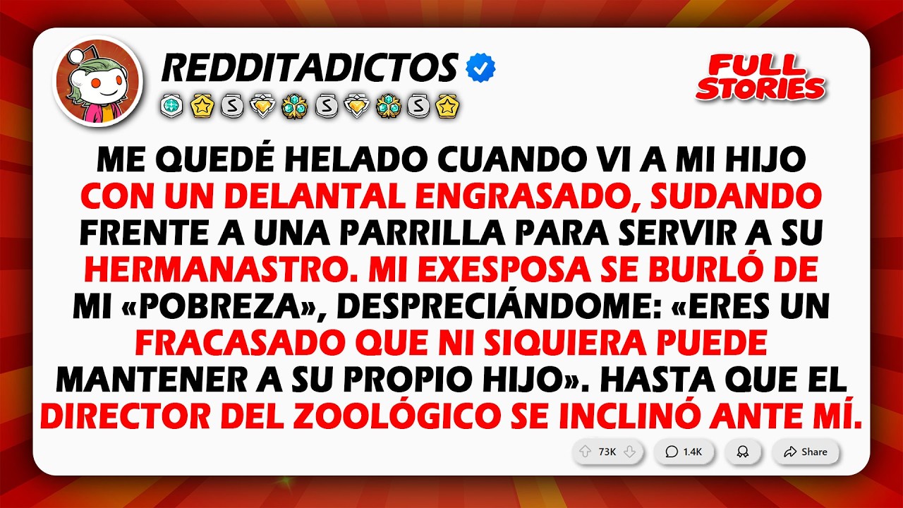 Me quedé helada cuando vi a mi hijo con un delantal lleno de grasa, sudando frente a una parrilla...