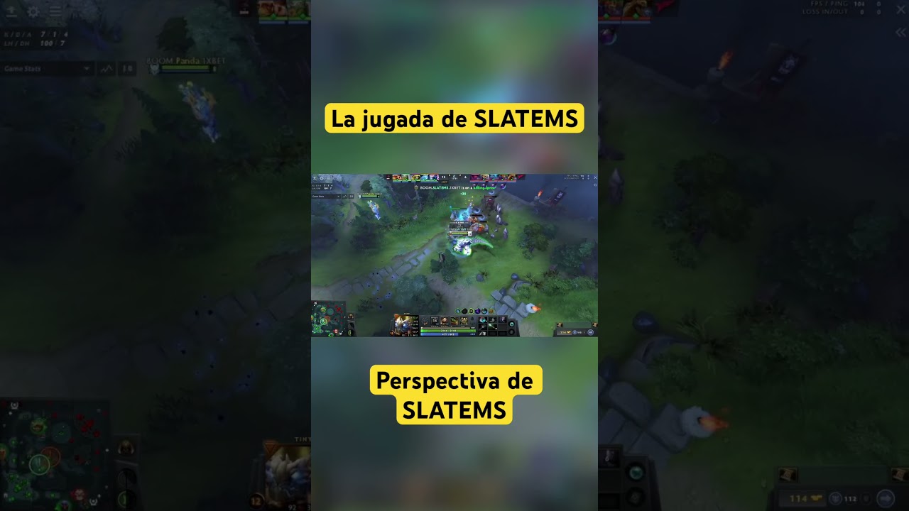 Dota 2: la jugada de SLATEMS que SORPRENDIÓ a TODOS 