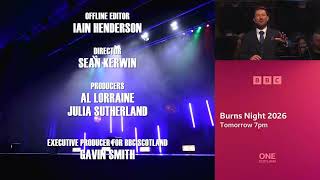 Bbc Scotland - End Credit Promotion - Cross Channel Promotion For Bbc One Scotland