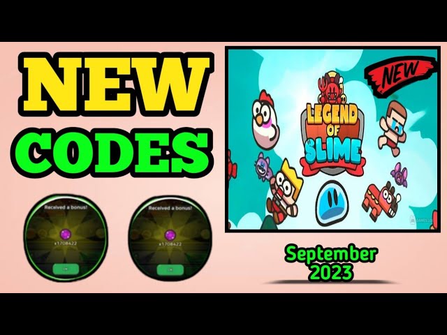 Legend of Slime Codes - December 2023 