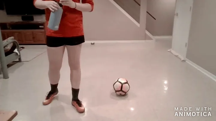 Individual Soccer Skills Session with 2 cones