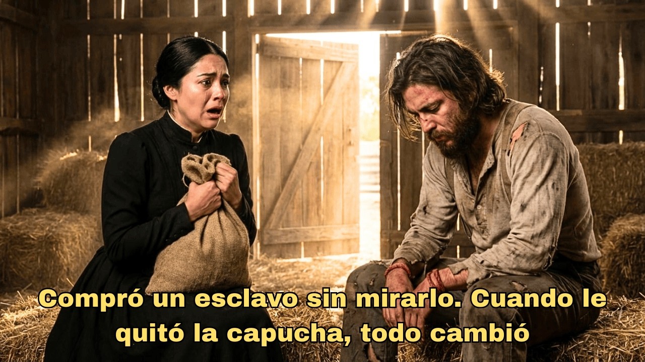 Compró un esclavo sin mirarlo. Cuando le quitó la capucha, todo cambió