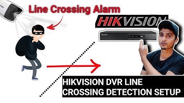 Hikvision Dvr LINE CROSSING System | Hikvision Dvr LINE CROSSING DETECTION Setup
