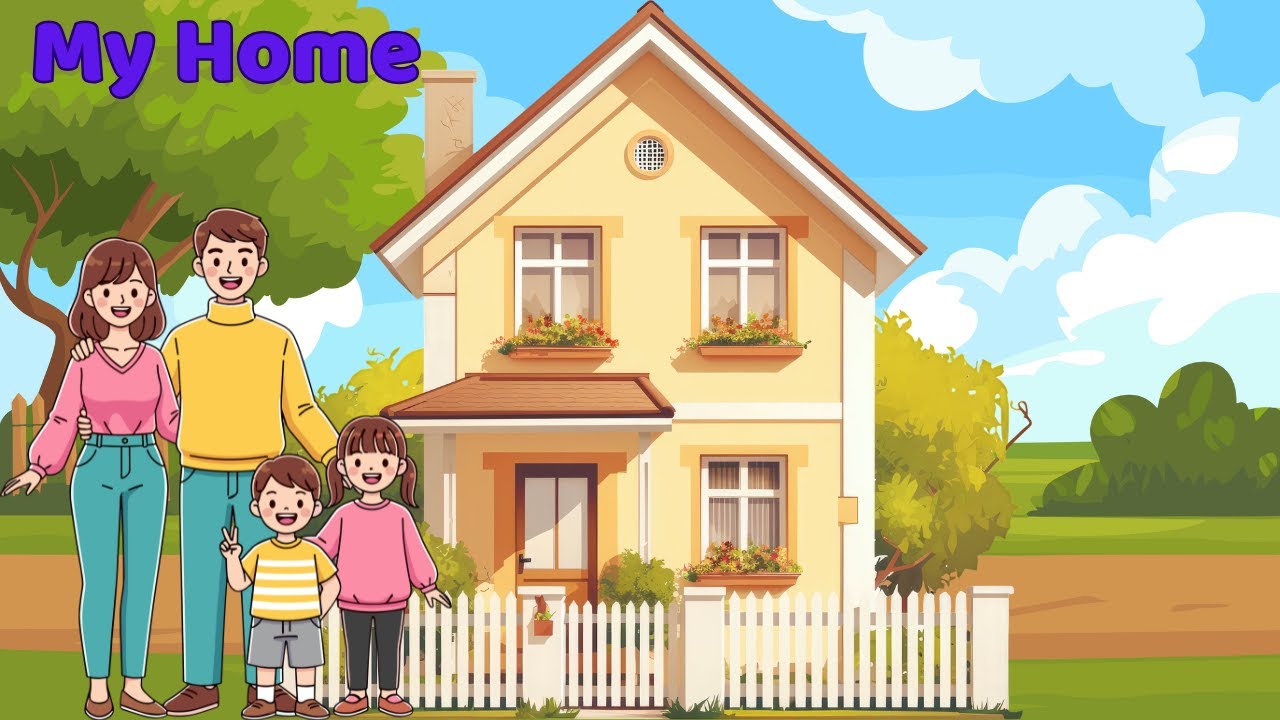 My Home | Social Science for Kids | Learn About My Home for Preschool | My Home EVS for Kids