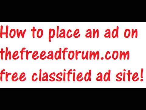 Video: Hvordan Kan Du Plassere En Annonse På Nettstedet