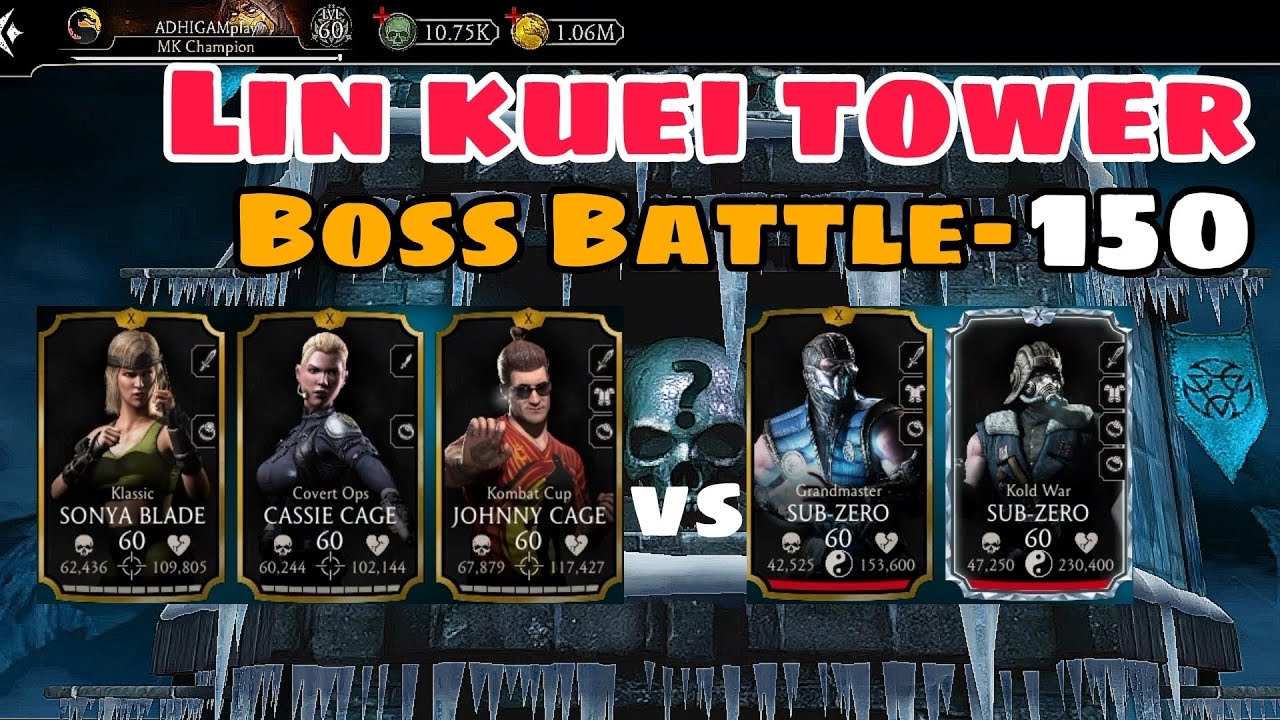 Lin Boss LIN-KUEI TOWER BOSS BATTLE 150 || WITH GOLD TEAM🥶 - YouTube