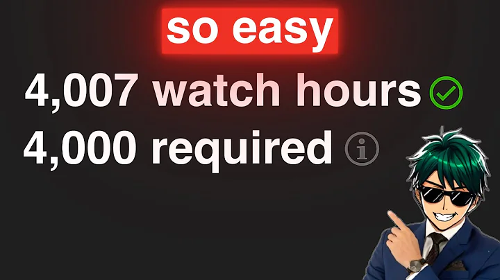 Getting 4,000 Watch Hours is EASY (here's how to do it)