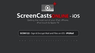 SCOI0122 - Sign & Encrypt Emails and Files on iOS with IPGMail screenshot 4