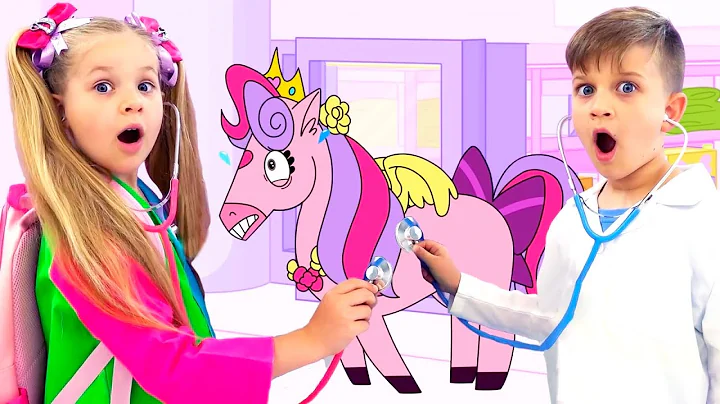 Diana and Roma Learn How the Body Works! Magic Car...