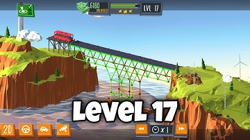 BUILD A BRIDGE LEVEL 17 (3 STAR)