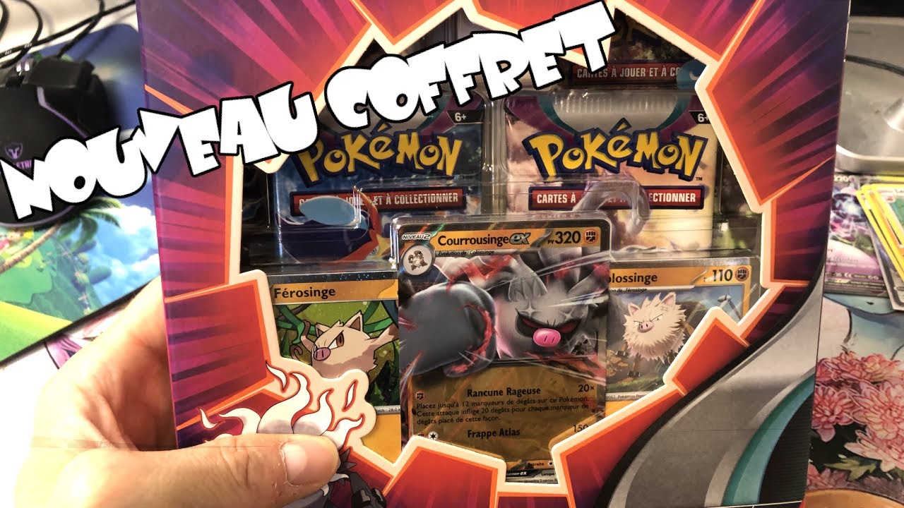 Pokémon : Coffret Courrousinge-ex juillet 2023