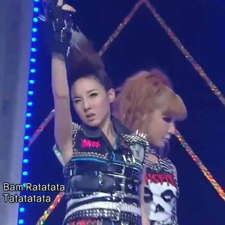 2NE1's ICONIC BAM RATATATA WITH DARA'S ICONIC HAIR 10 YEARS LATER. LEGENDS.🔥