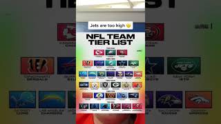 NFL Team Tier List 👀 #shorts