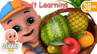 हाँ हाँ फल गीत (Yes Yes Fruits Song)  Hindi Rhymes For Children | Jugnu Kids Hindi