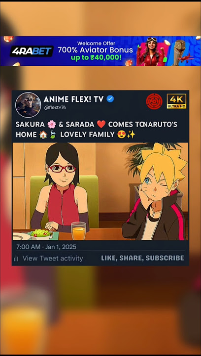 SAKURA 🌸 AND SARADA ❤️ COMES TO BORUTO'S 💛 HOME 🏠🍃