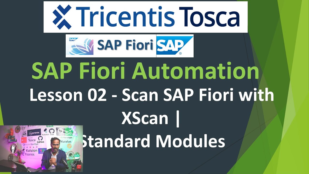 TRICENTIS Tosca SAP Web Automation - Lesson 02 | Scan SAP Fiori with XScan | Standard Modules