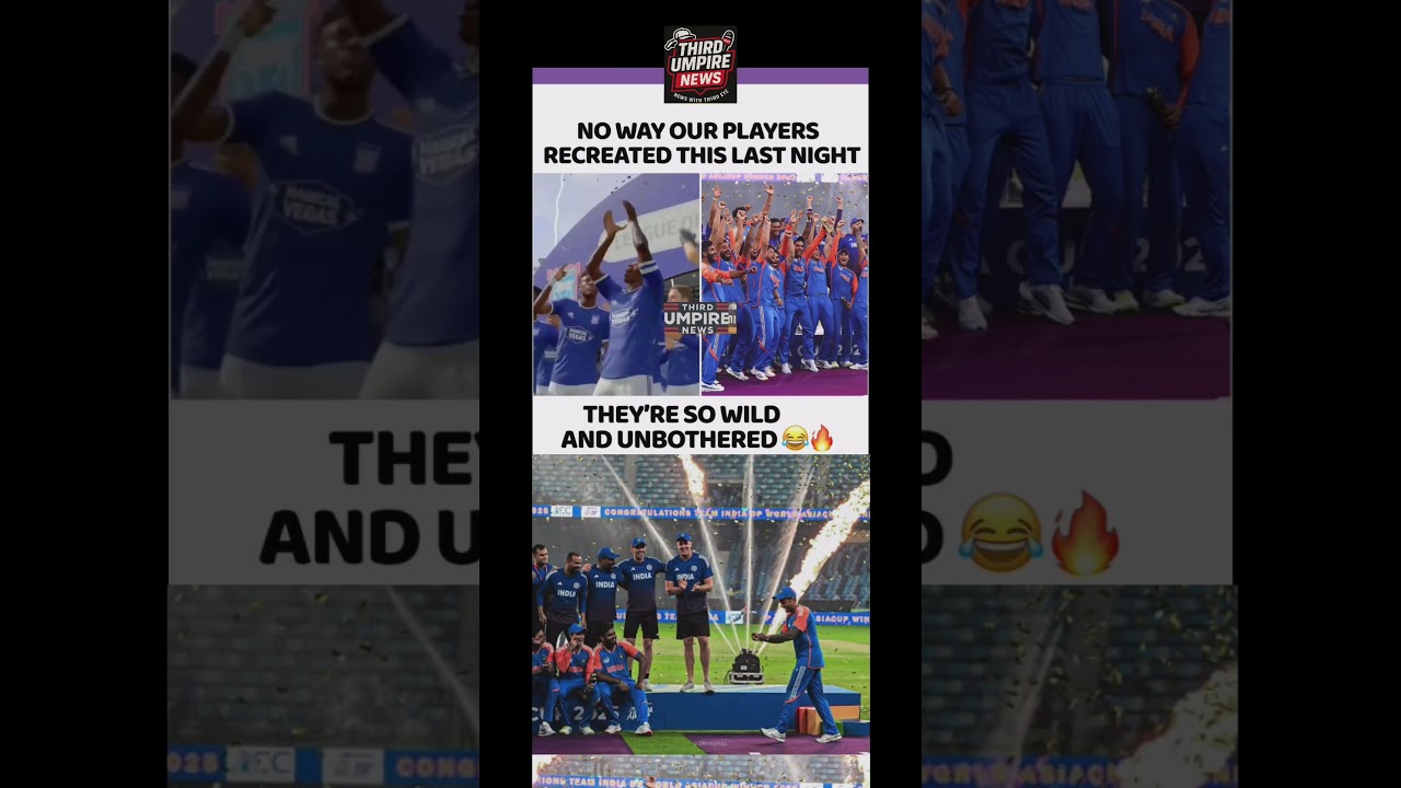 Team India’s Wild Celebration 🔥😂 | Vibes on Another Level 💯 