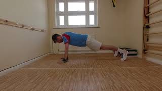 Plank 3 Point Touch with Band