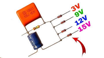 Make Multi Volt Transformerless Power Supply Circuit At Home