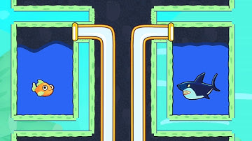 Save The Fish Challenge Level Pull The Pin | Best Puzzle Mobile Games | Rescue Fish Video