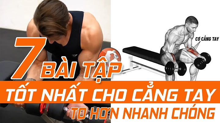 Bài tập cho cơ cẳng tay to tại nhà