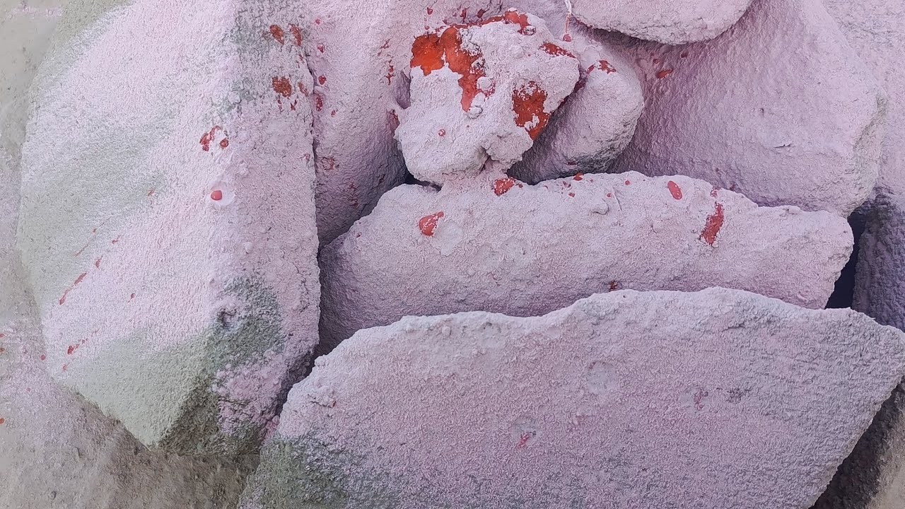 Soft Sand Dry and Water Crumbling ❇️🥰✳️