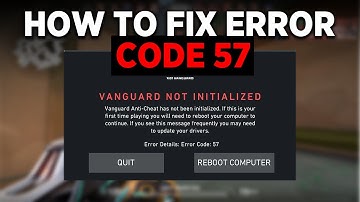 How To Fix Valorant Error Code 57 - Vanguard Not Initialized - full guide
