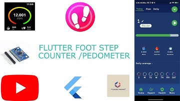 FLUTTER FOOT STEP COUNTER APP /PEDOMETER IN 2022